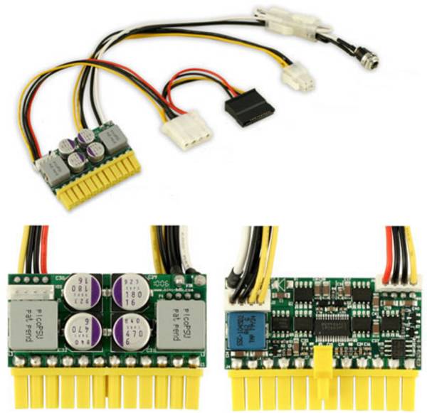 picoPSU-160-XT DC/DC PC ATX Netzteil (Lüfterlos, 24pol, 160 Watt)