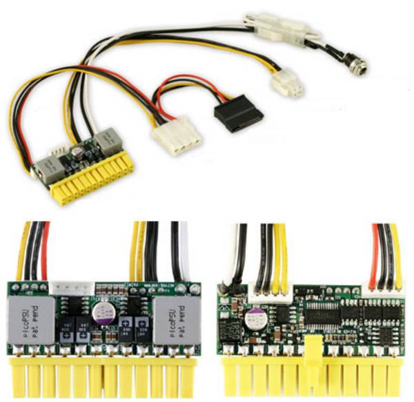 picoPSU-150-XT DC/DC (150 Watt) + AC/DC 192W Adapter + Stromkabel [Bundle]