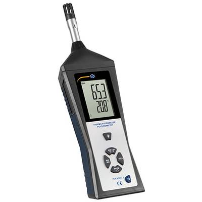 PCE Instruments Thermo-Hygro-Psychrometer PCE-HVAC 3 |Luftfeuchte |Feuchte absolut|%rH |°C |°F |GPP |g/kg |g/m³ |gr/ft³-0