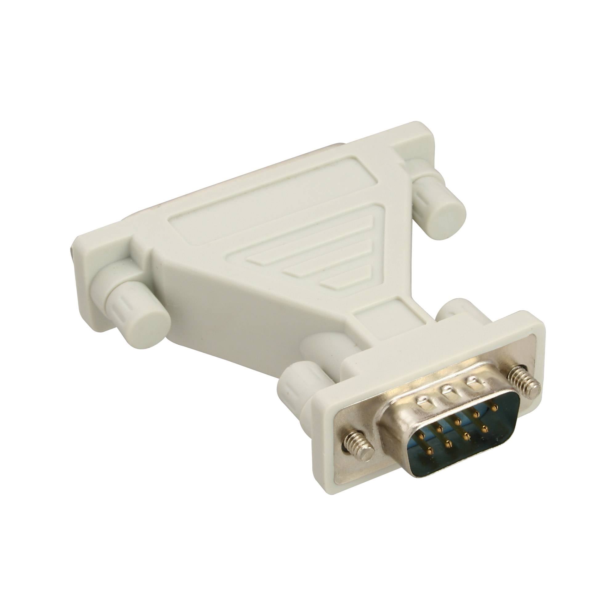 InLine® AT-Adapter, 25pol Sub D Buchse an 9pol Sub D Stecker-1
