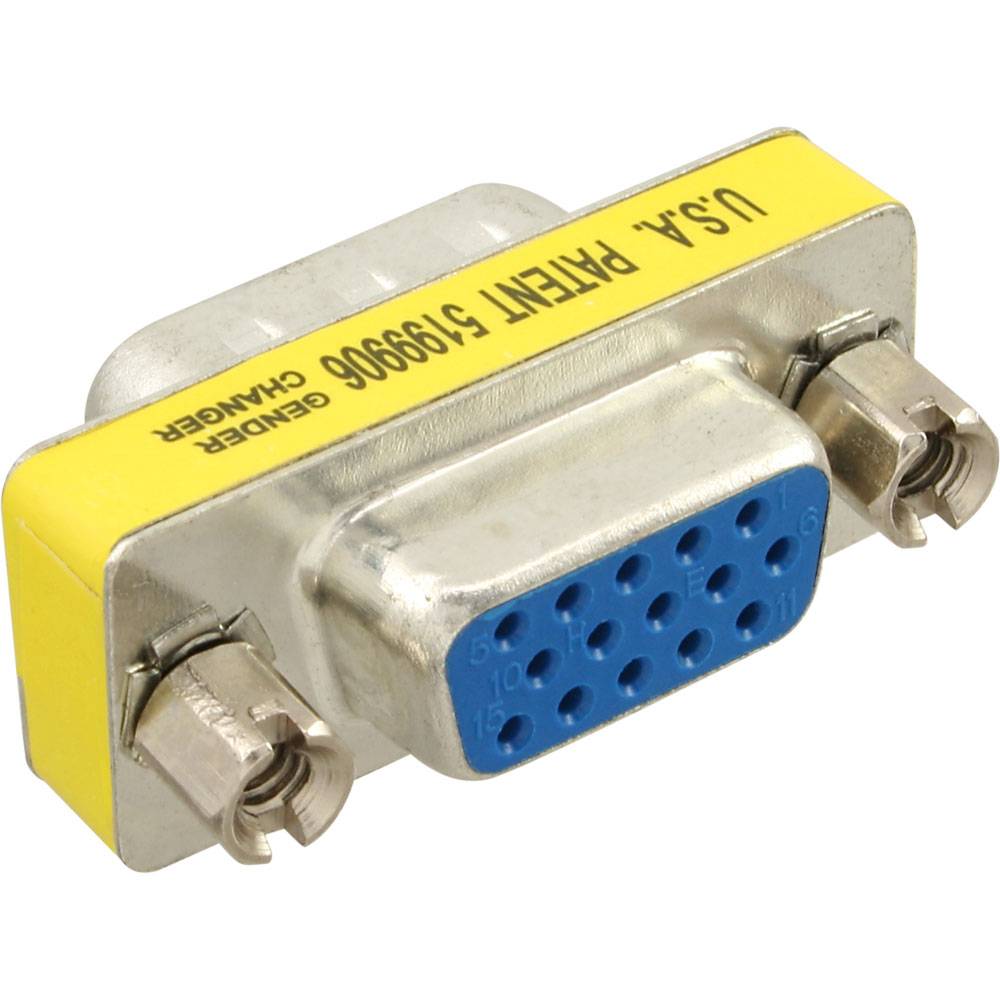 InLine® Mini-Gender-Changer, 15pol HD (VGA), Stecker / Buchse-0
