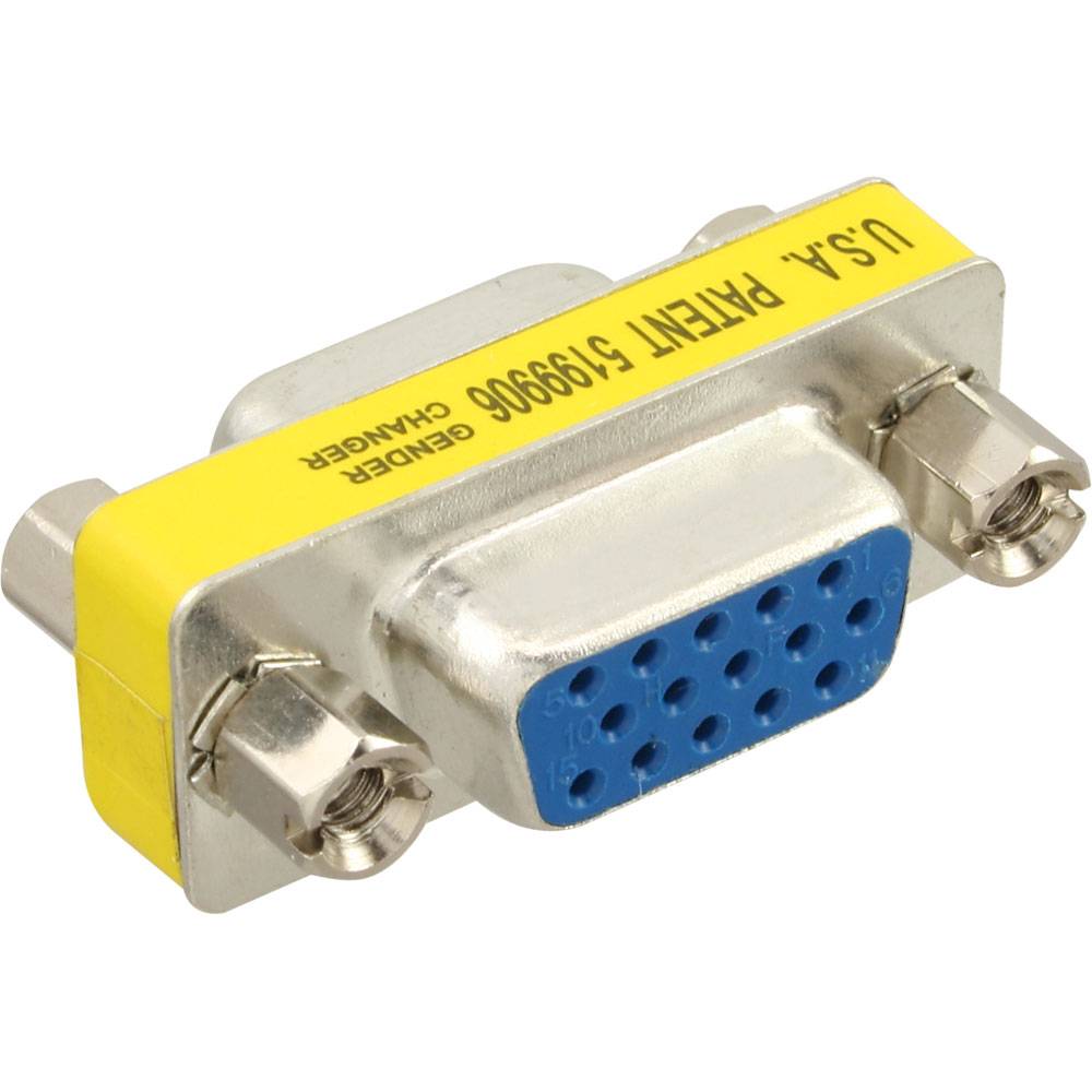 InLine® Mini-Gender-Changer, 15pol HD (VGA), Buchse / Buchse-0