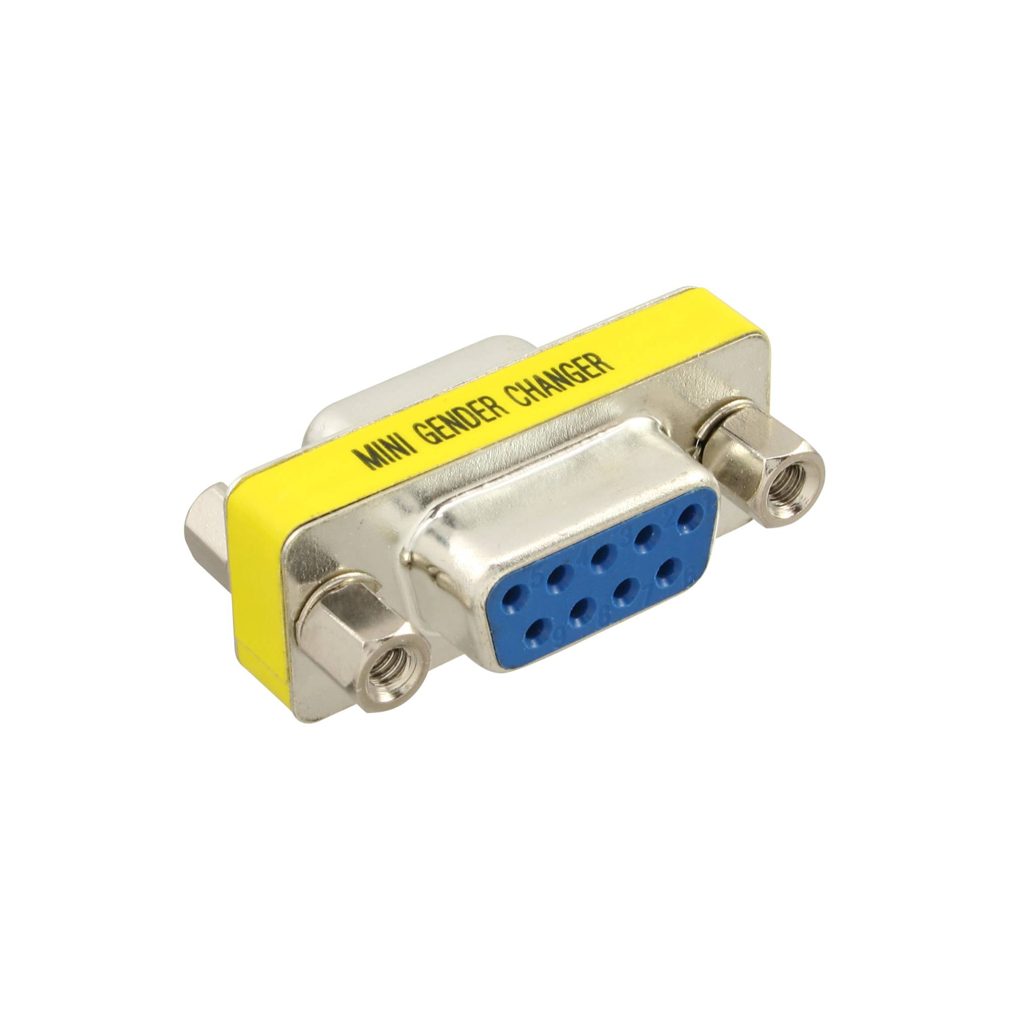 InLine® Mini-Gender-Changer, 9pol Buchse / Buchse-1