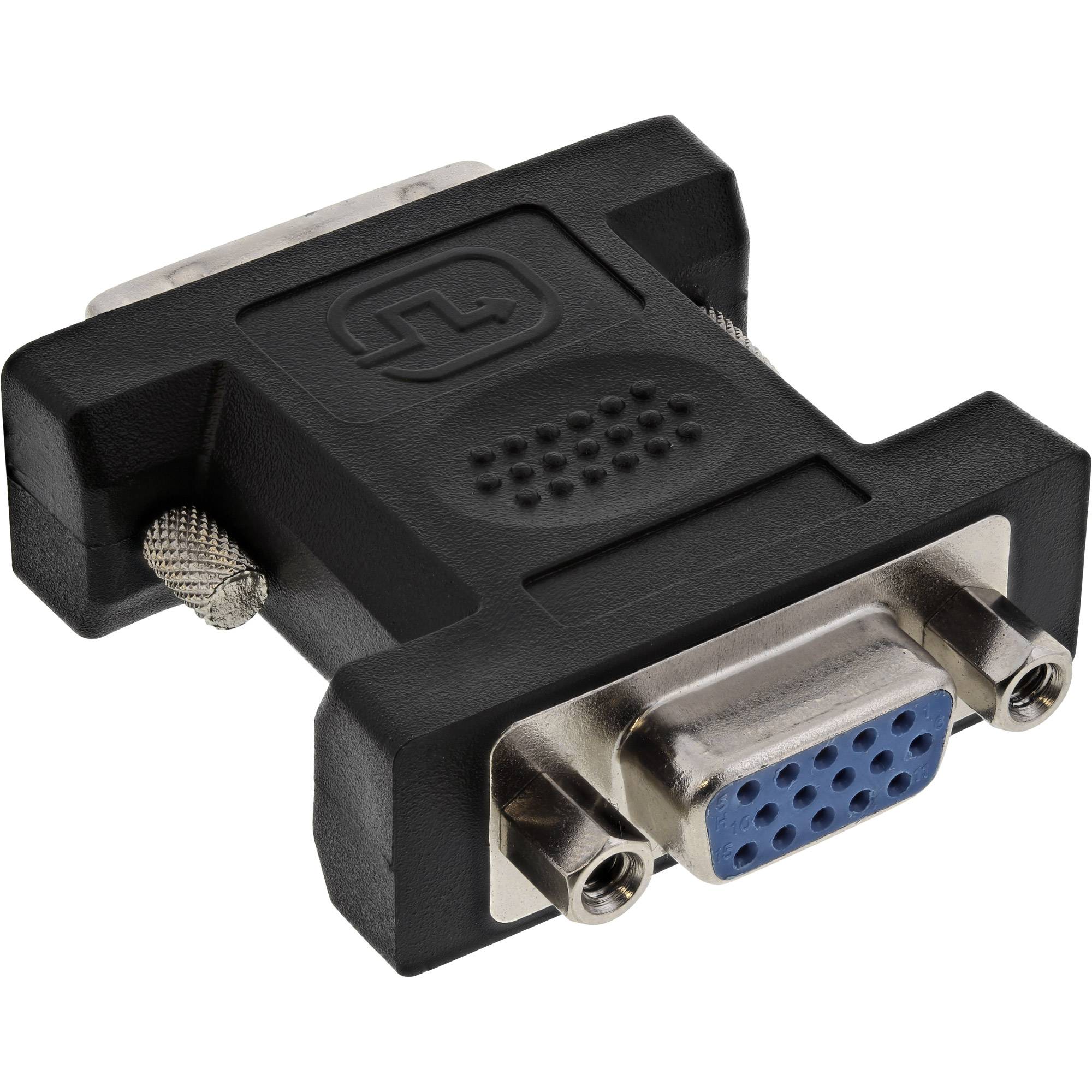 InLine® DVI-A Adapter, Analog 12+5 Stecker auf 15pol HD Buchse (VGA)-1