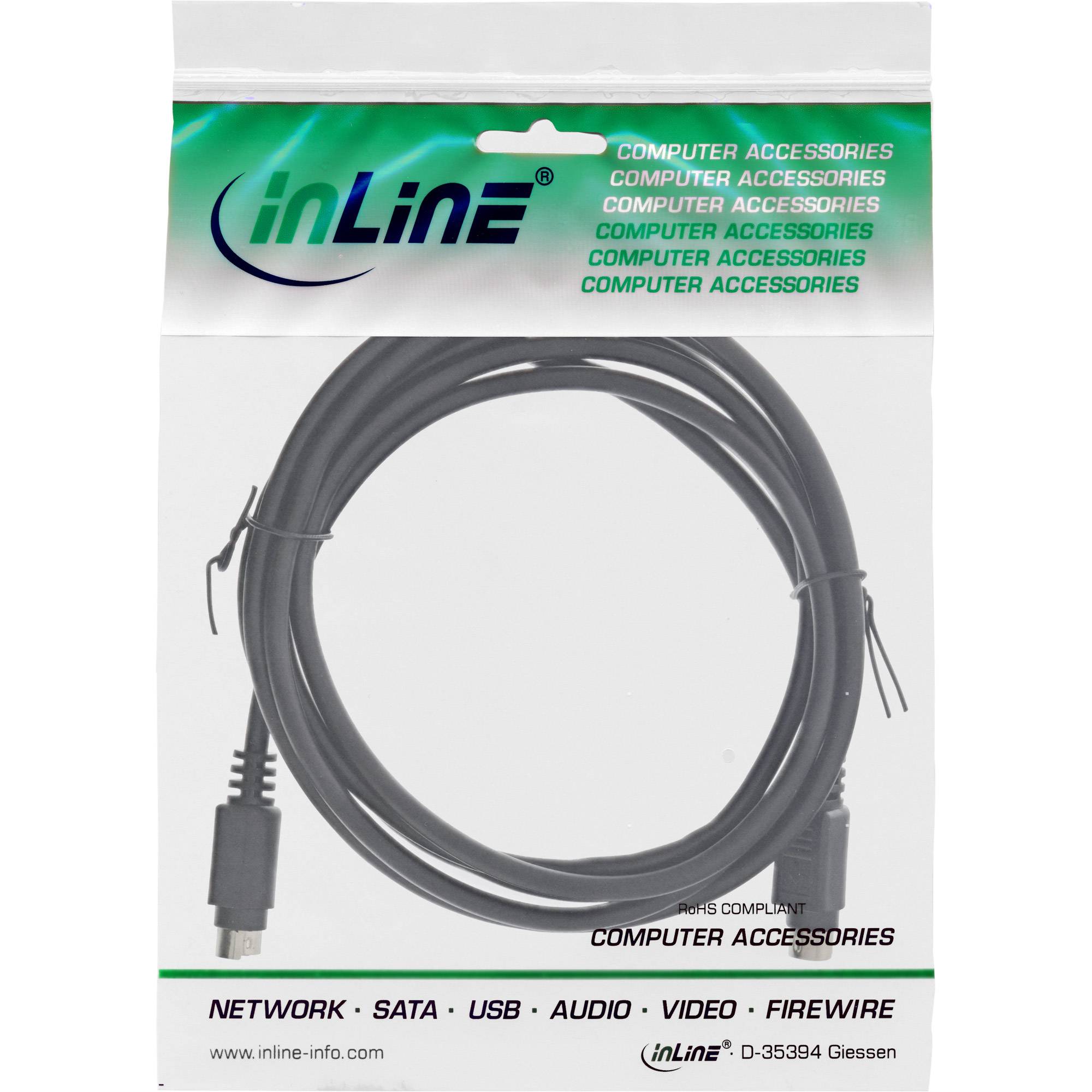 InLine® S-VHS Kabel, 4pol mini DIN Stecker / Stecker, 2m-1
