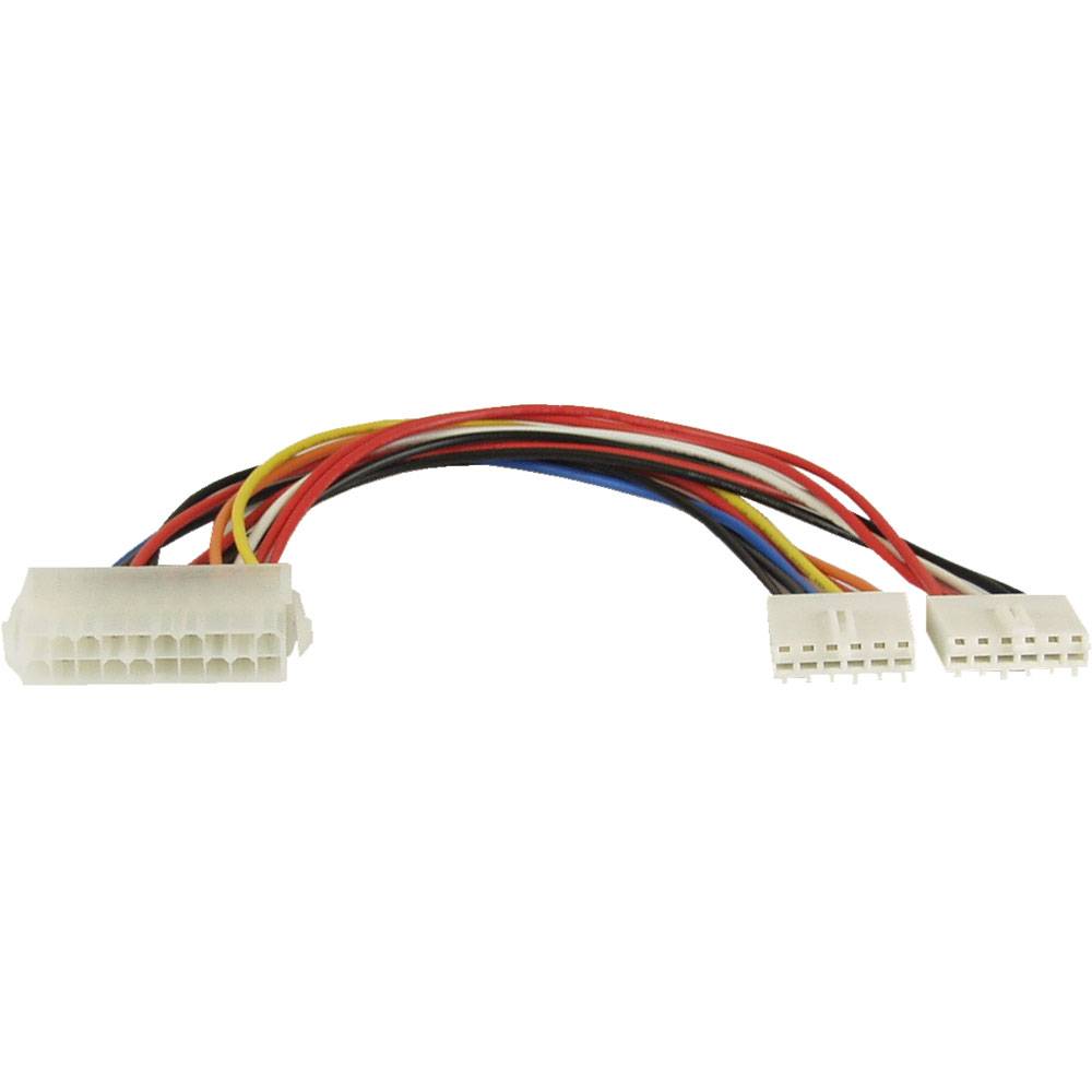 InLine® Stromadapter intern, 20pol ATX-NT zu P8/P9 AT-Mainboard, 0,20m-0