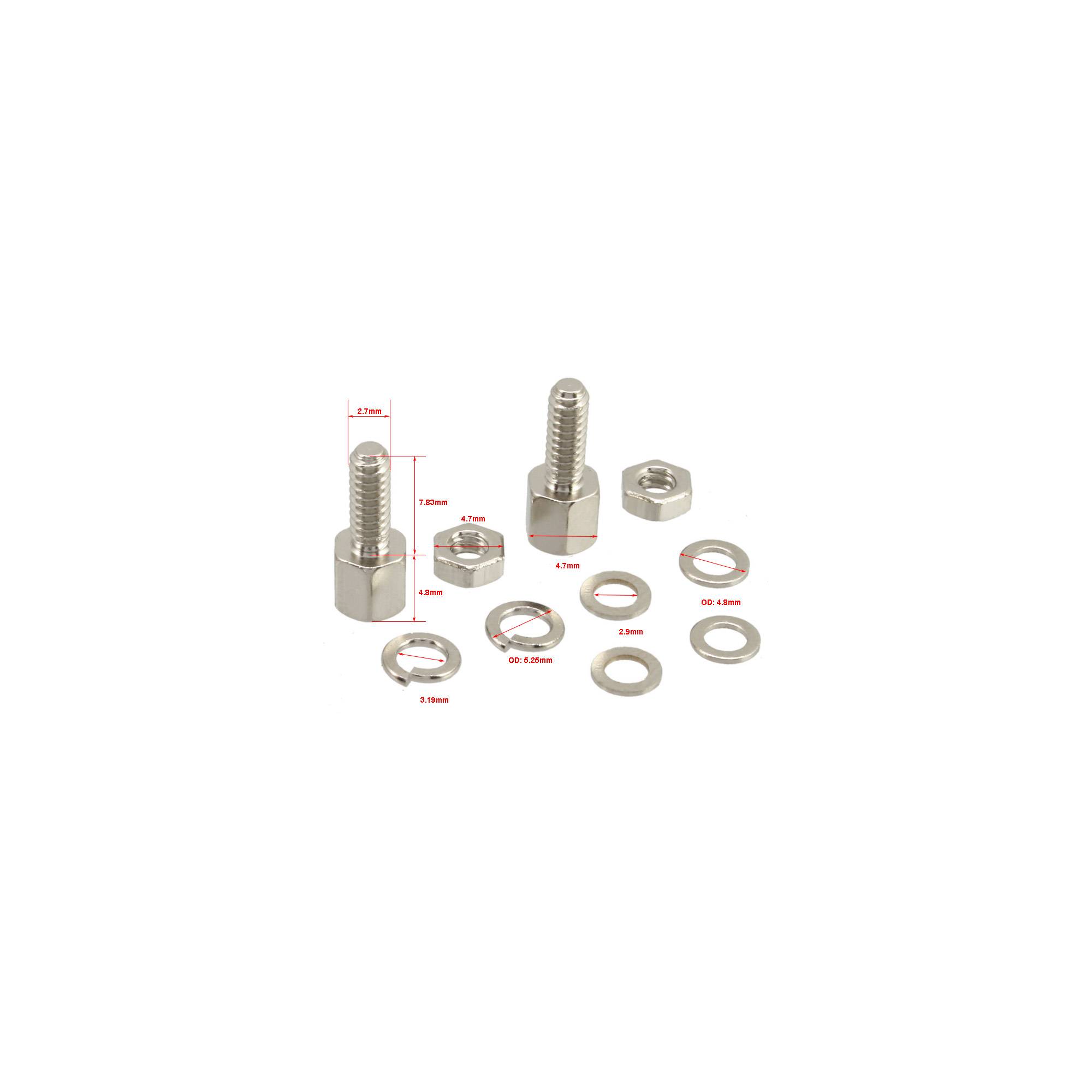 InLine® Schraubensatz (SUB-D Befestigungssatz), 10-teilig-1