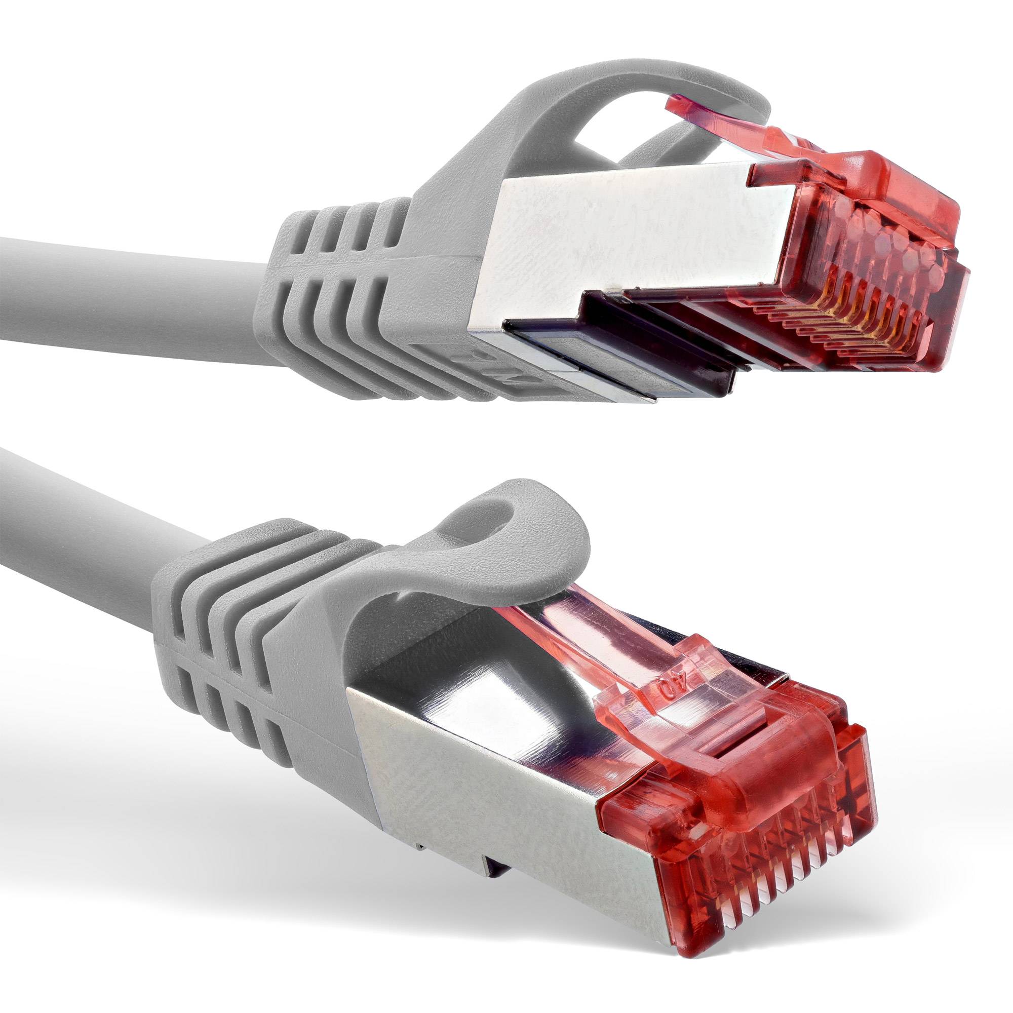 InLine® Patchkabel, S/FTP (PiMf), Cat.6, 250MHz, PVC, Kupfer, grau, 5m-1