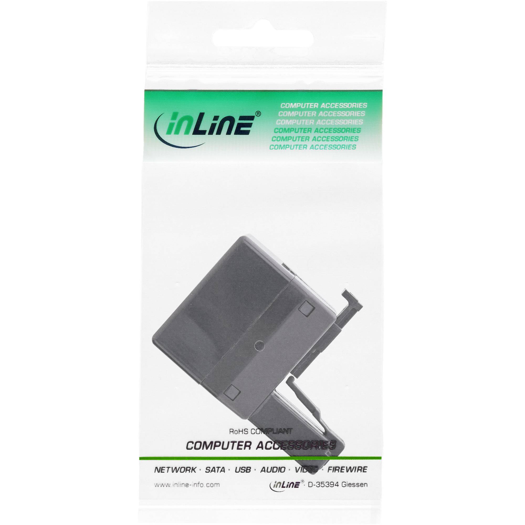 InLine® ISDN Verteiler, 1x RJ45 Stecker an 2x RJ45 Buchse, ohne Endwiderstand-2