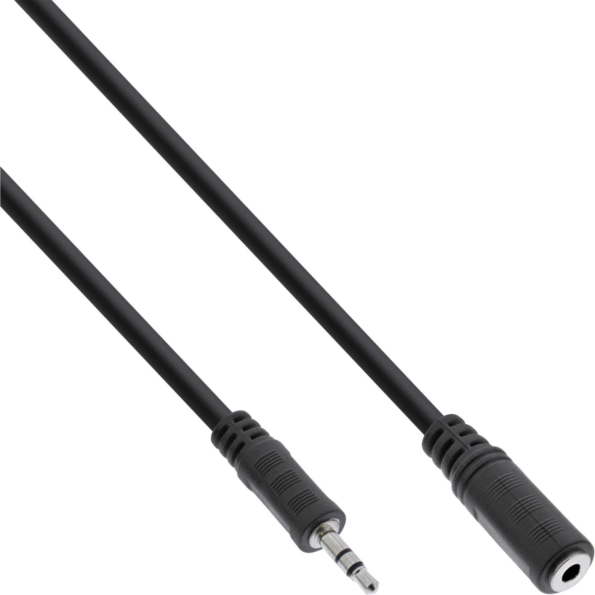 InLine® Klinke Verlängerung, 3,5mm Klinke Stecker / Buchse, Stereo, 5m-0