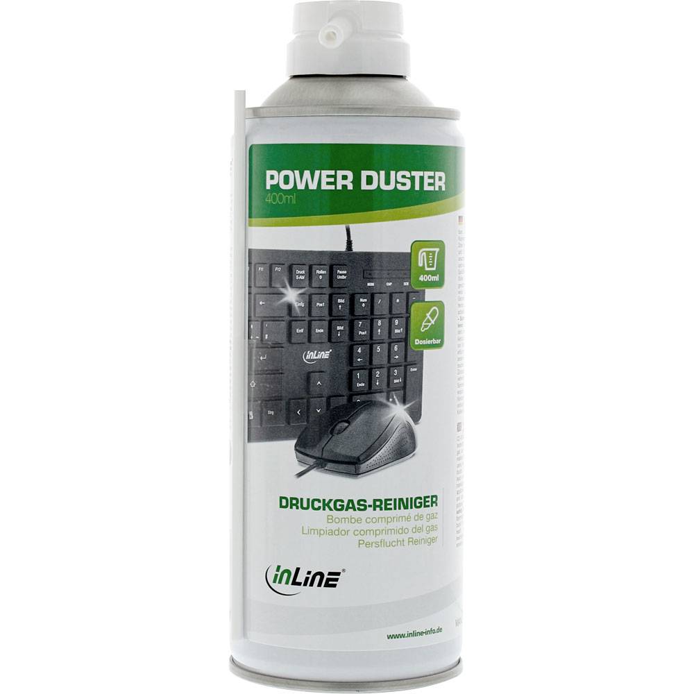 InLine® Druckluft-Reiniger, Spraydose 400ml-0