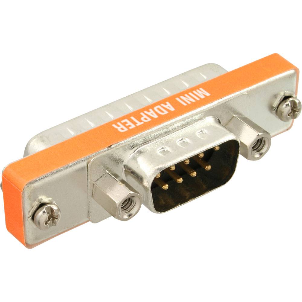 InLine® AT-Adapter, 9pol Sub D Stecker an 25pol Sub D Stecker, kurz-0