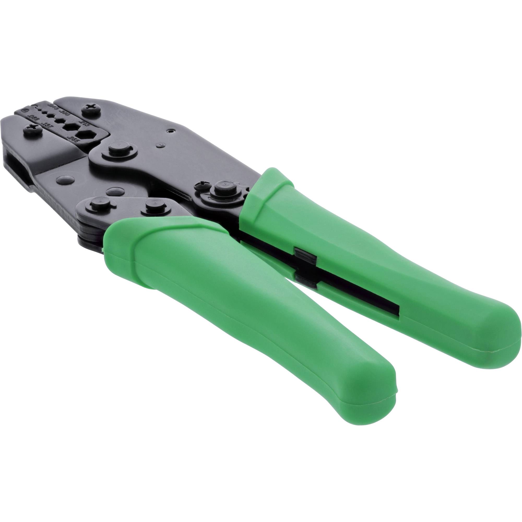 InLine® Crimpzange, Koax HT-336G für RG 58,59,62,174, WBC 110, 195/200, 240-1