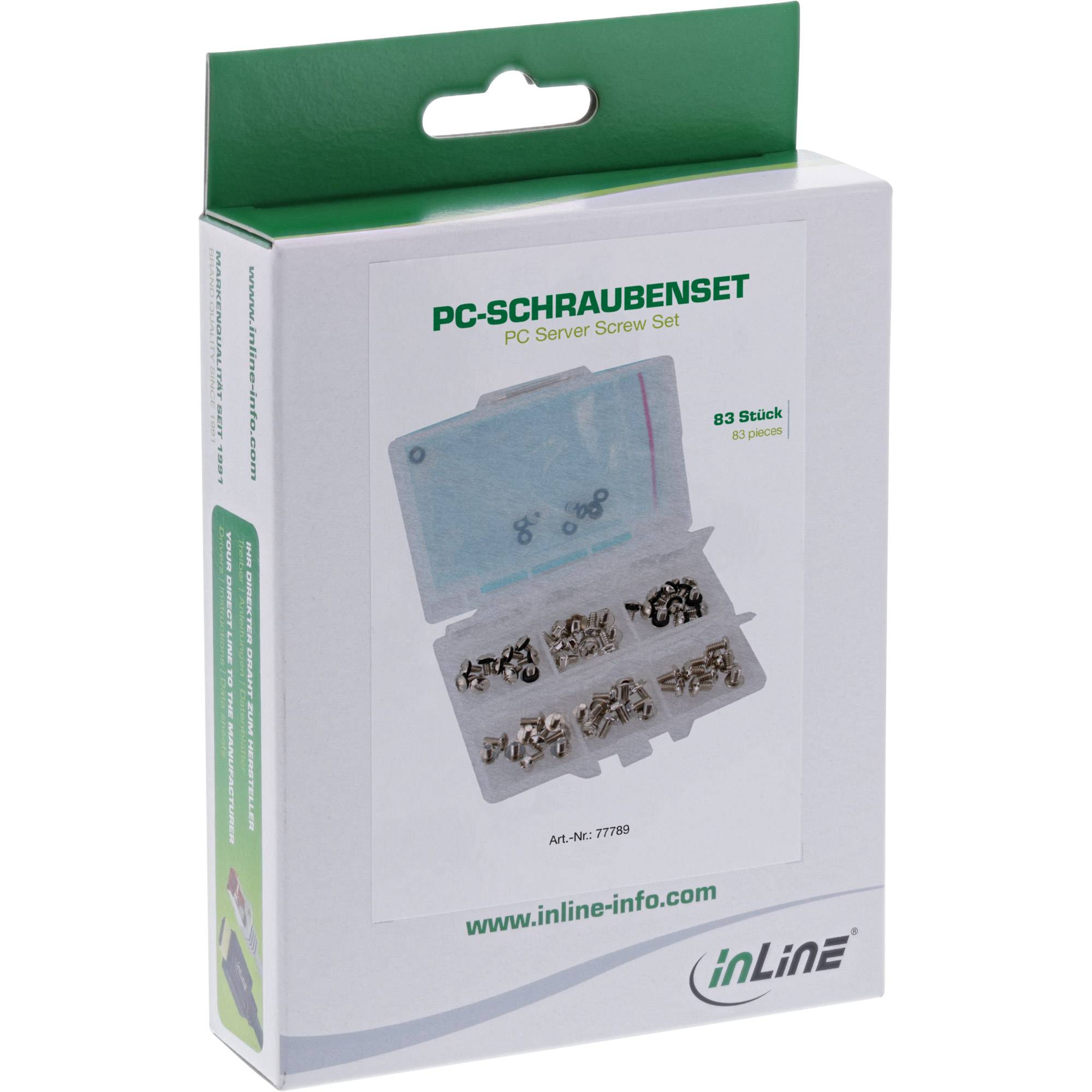 InLine® PC-Schraubenset, 83-teilig-1