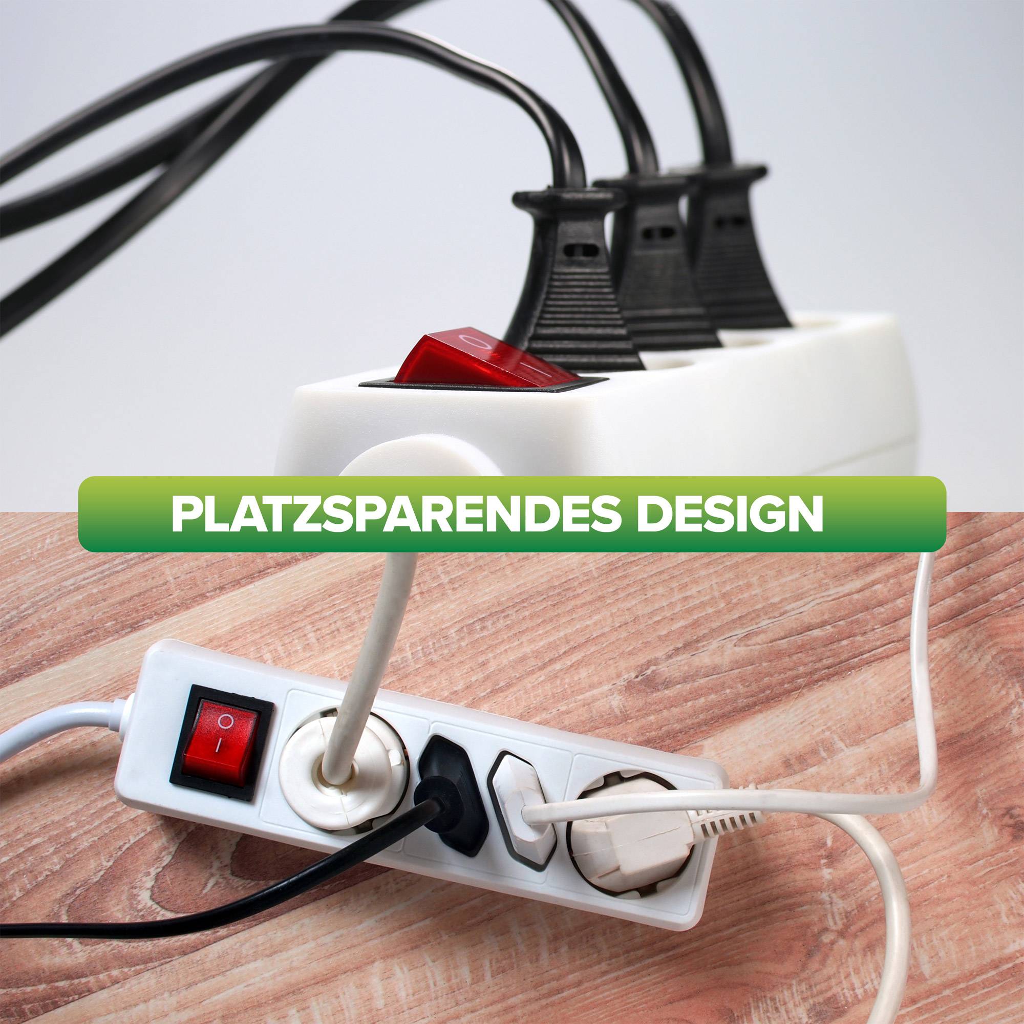 InLine® Euro-Verlängerung, Eurostecker an Eurokupplung, schwarz, 1m-2