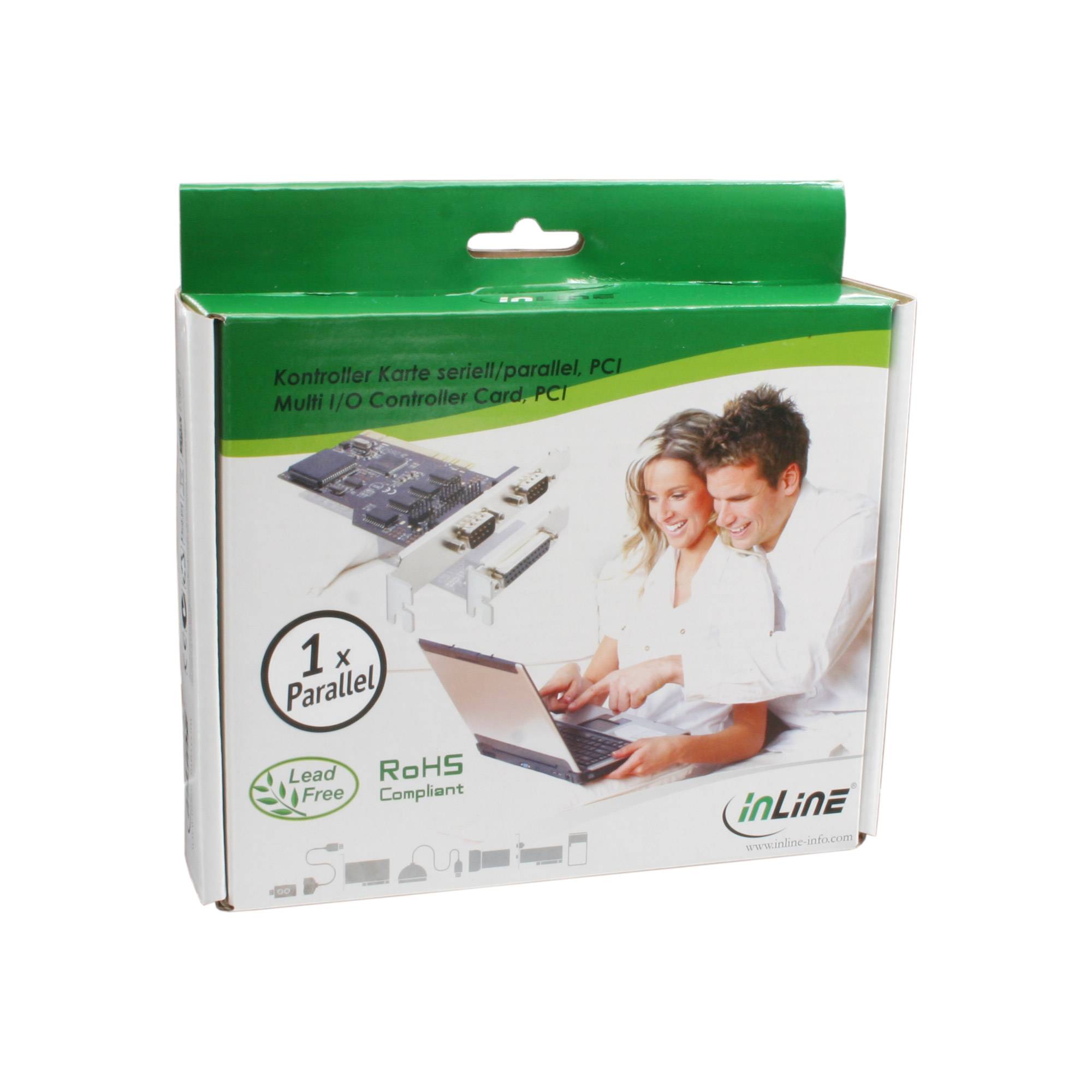 InLine® Schnittstellenkarte, 1x LPT parallel, PCI-1