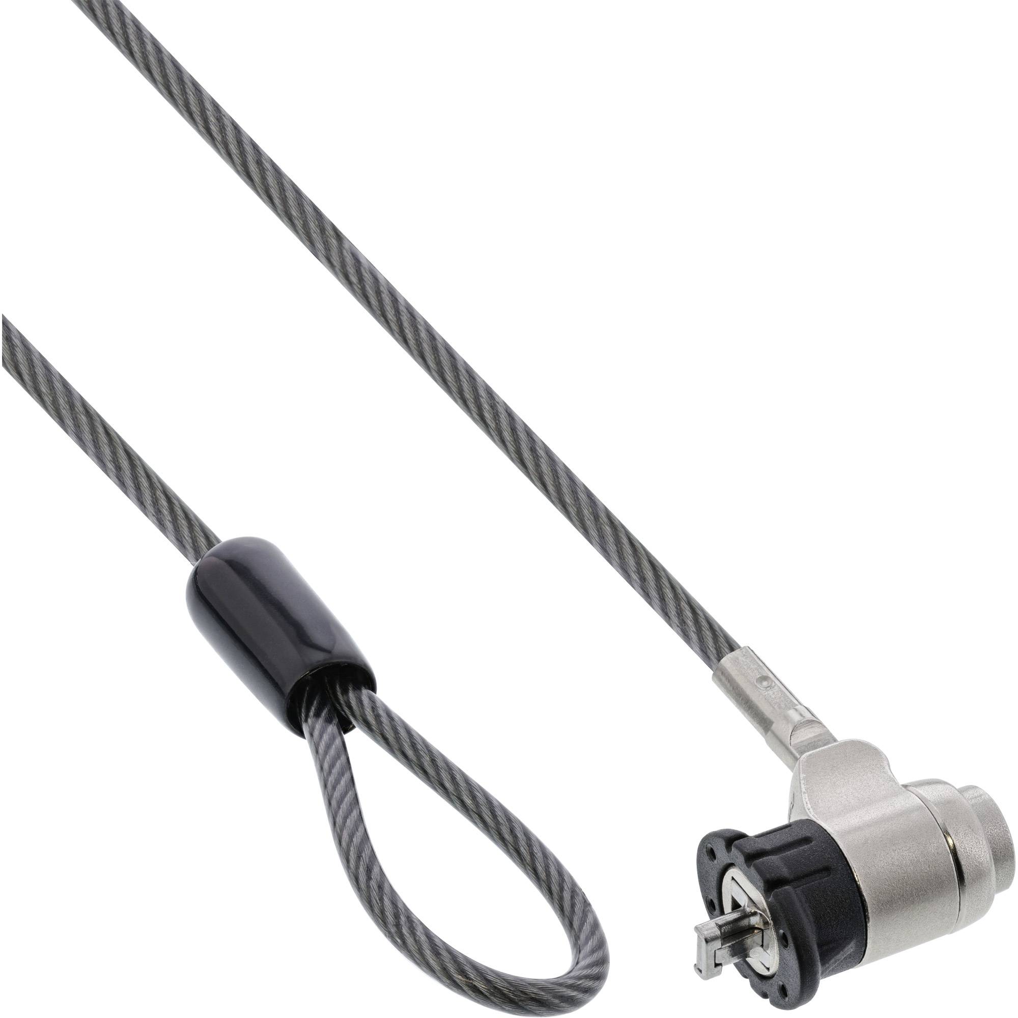 InLine® Notebook Sicherheitsschloss, mit Schlüssel, 4,4mm x 2m-0
