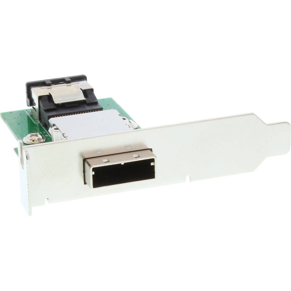 InLine® SAS low profile Slotblech, ext. SFF-8088 auf int. SFF-8087-0