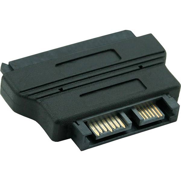 InLine® Adapter SATA, 22pol. ST (7+15) auf Slimline 13pol. BU (7+6)