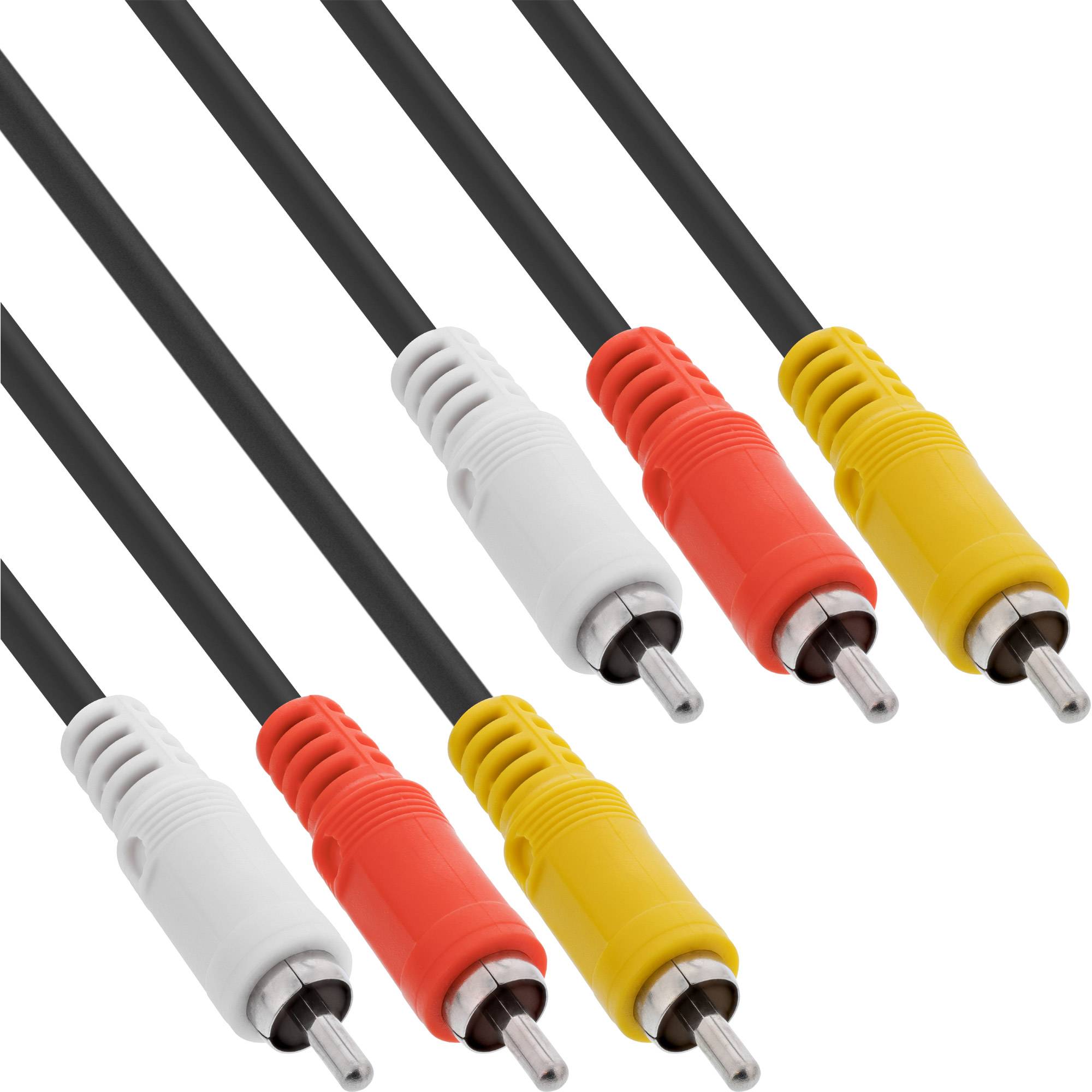 InLine® Cinch Kabel, Audio/Video 3x Cinch, Stecker / Stecker, 3m-0