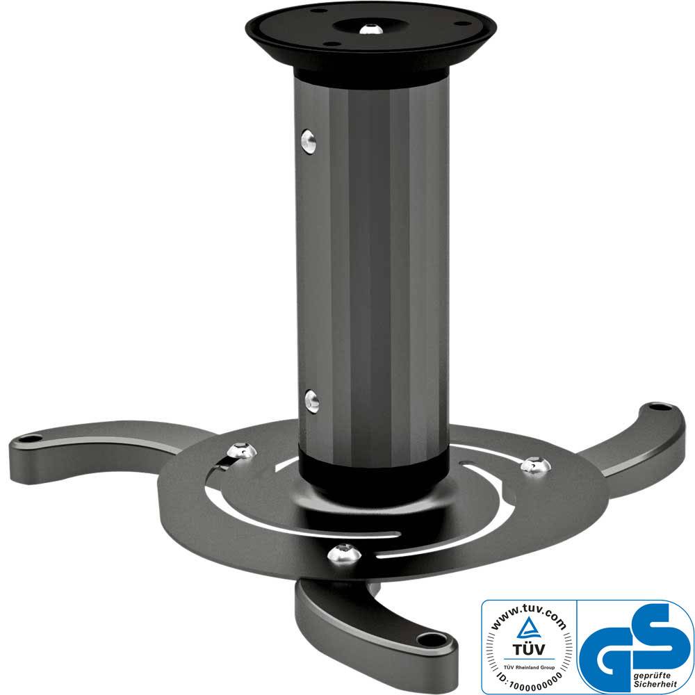 InLine® Deckenhalterung für Beamer, Höhe 130/200mm, max. 10kg-0