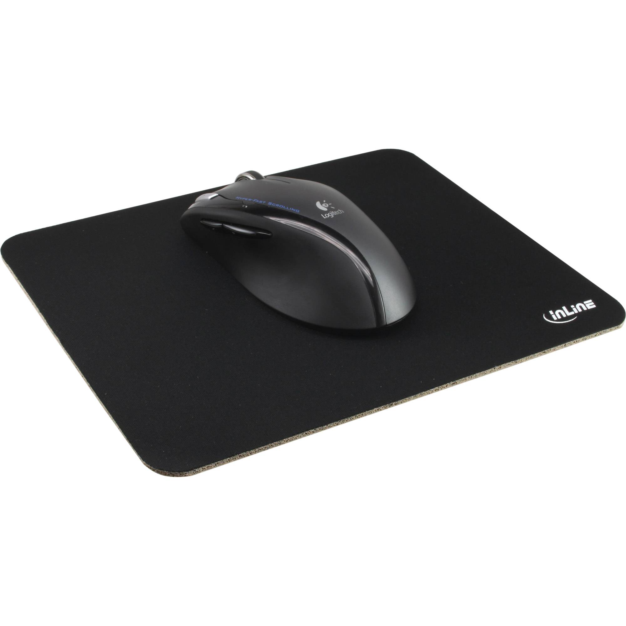 InLine® Maus-Pad Recycled, 230x190x2,5mm, schwarz-1