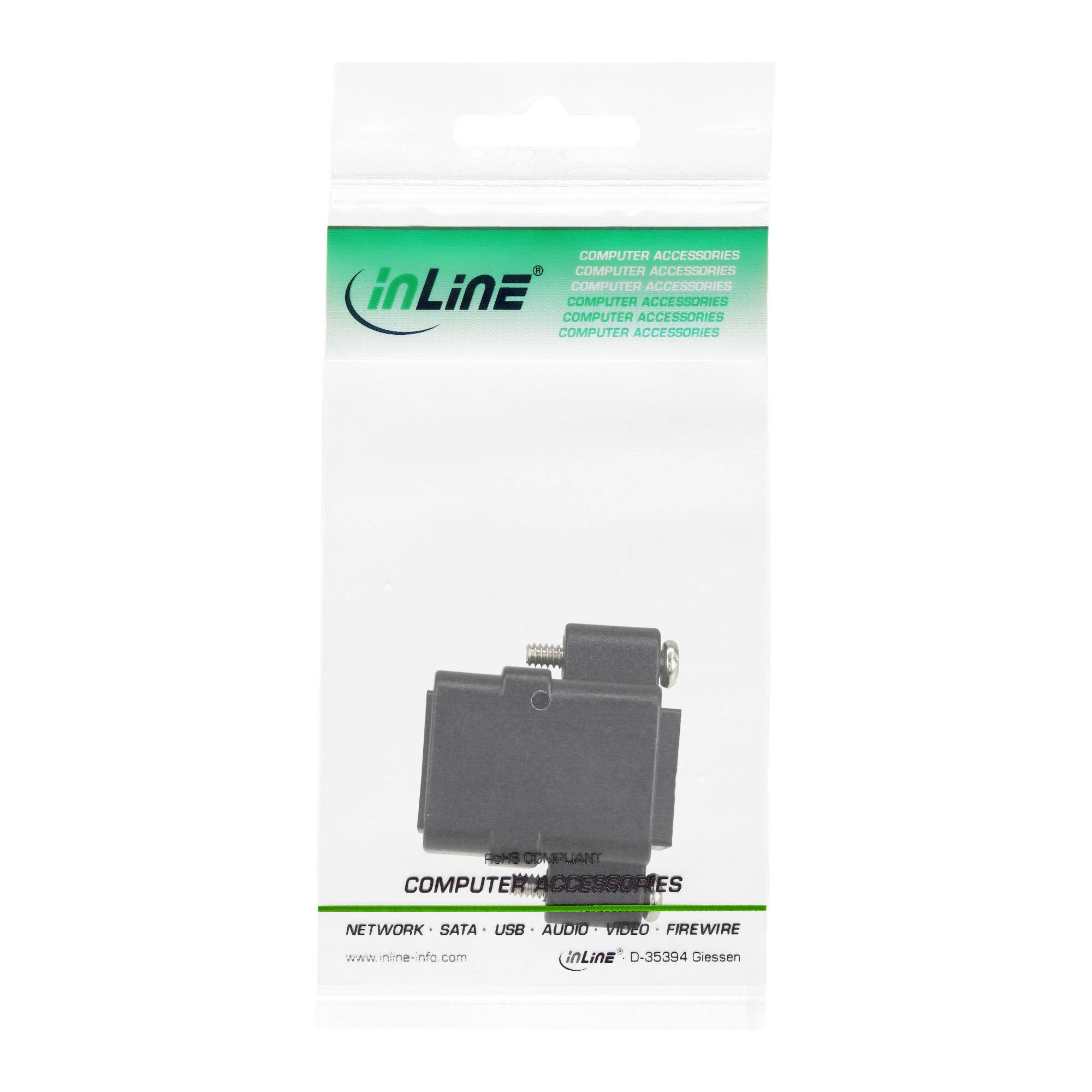 InLine® Patchkabelkupplung, UTP, 2x RJ45 Buchse, zum Einbau-2