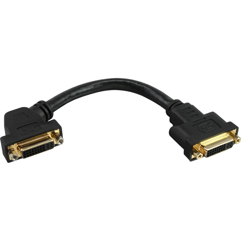InLine® DVI-I Adapterkabel, 24+5 Buchse/Buchse, zum Einbau, vergoldete Kontakte-0
