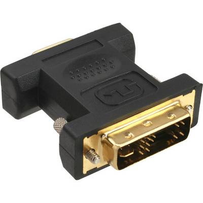 InLine® DVI-A Adapter, Analog 12+5 Stecker auf 15pol HD Buchse (VGA), vergoldet-0