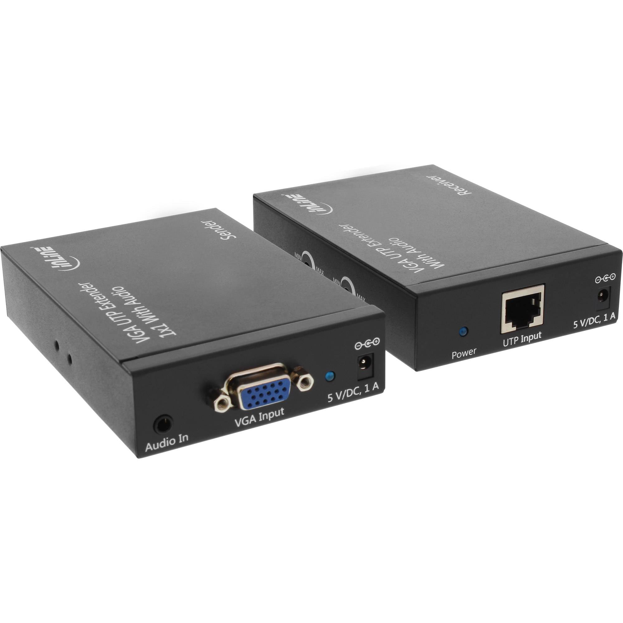 InLine® VGA Extender/Verlängerung über UTP, mit Audio, bis 300m-1