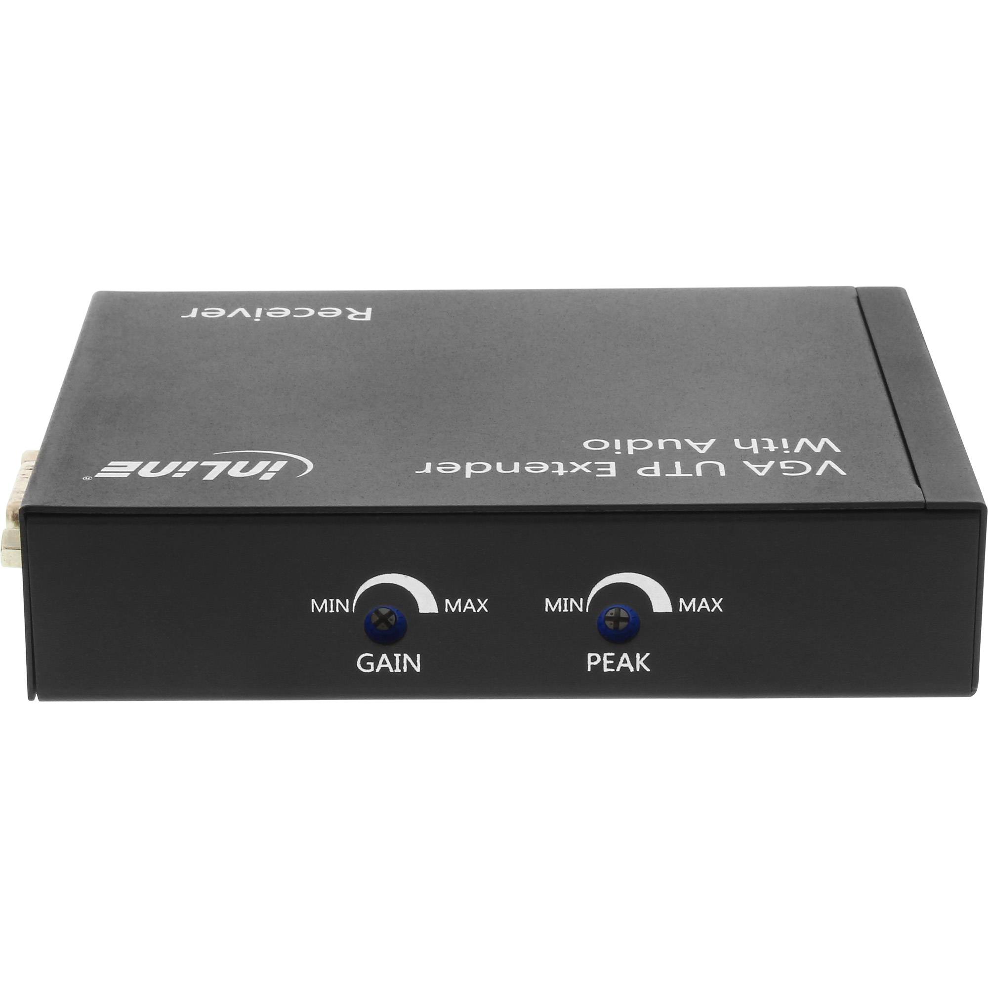 InLine® VGA Extender/Verlängerung über UTP, mit Audio, bis 300m-2