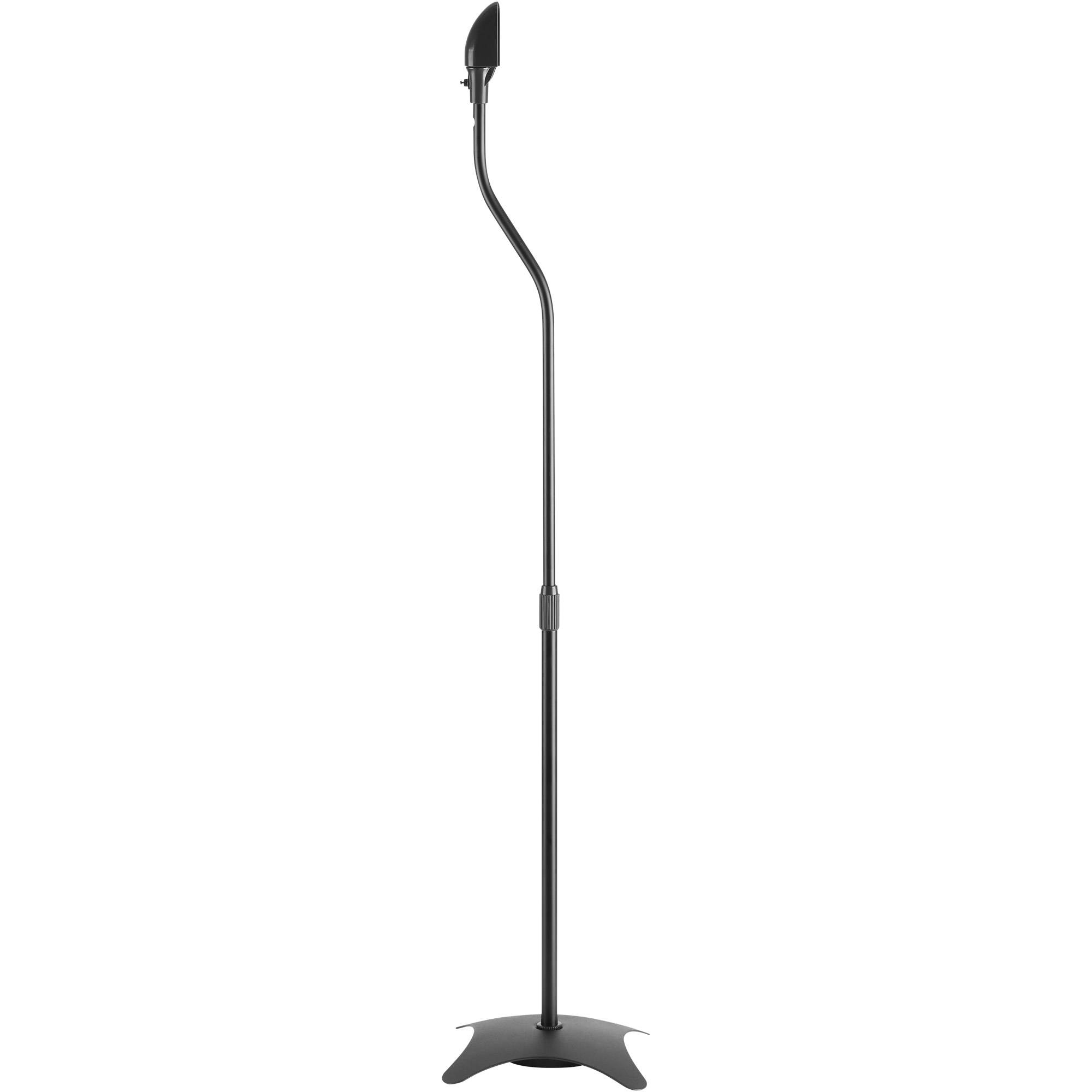 InLine® Lautsprecherständer Teleskop 68-110cm, 2 Stück, schwarz-1