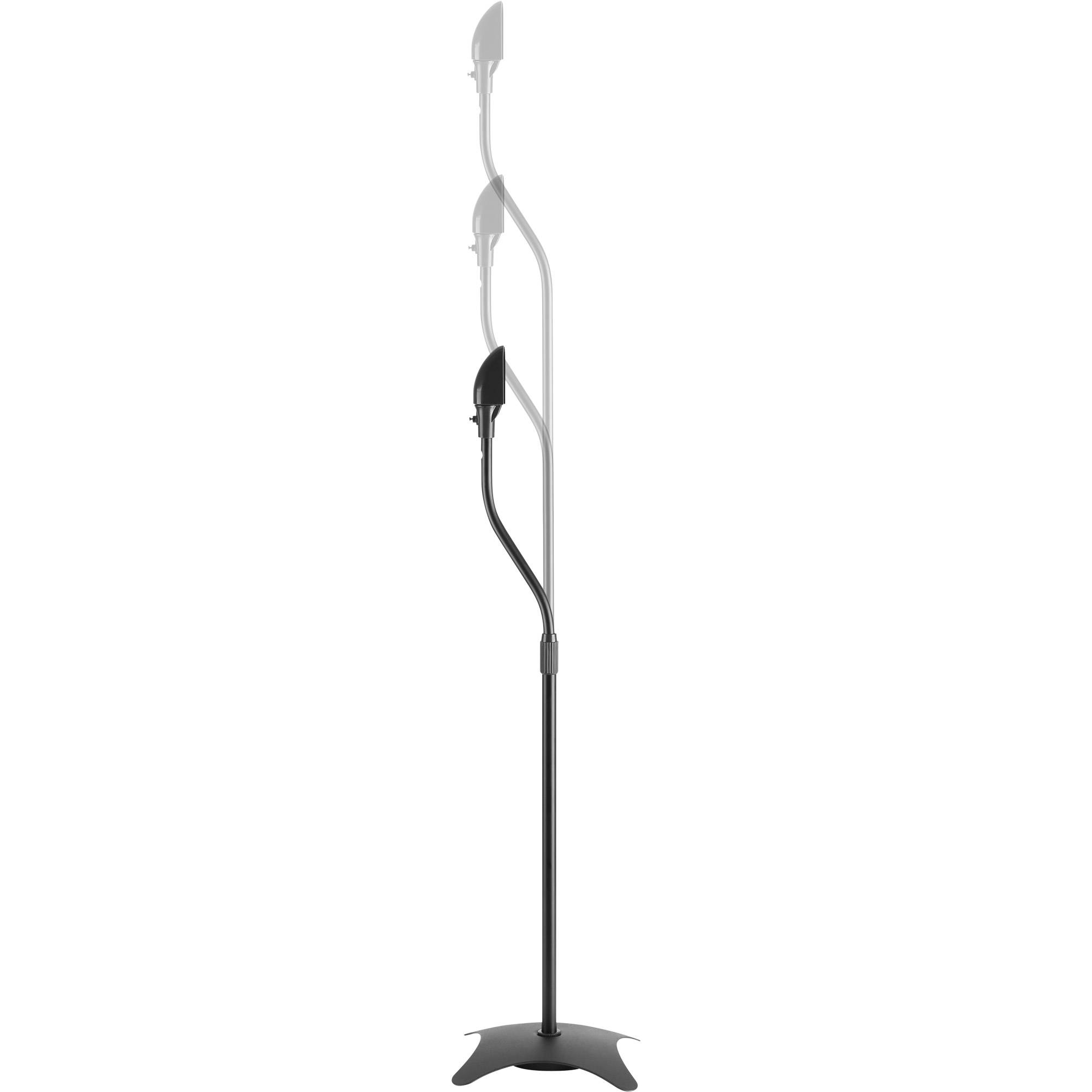 InLine® Lautsprecherständer Teleskop 68-110cm, 2 Stück, schwarz-2