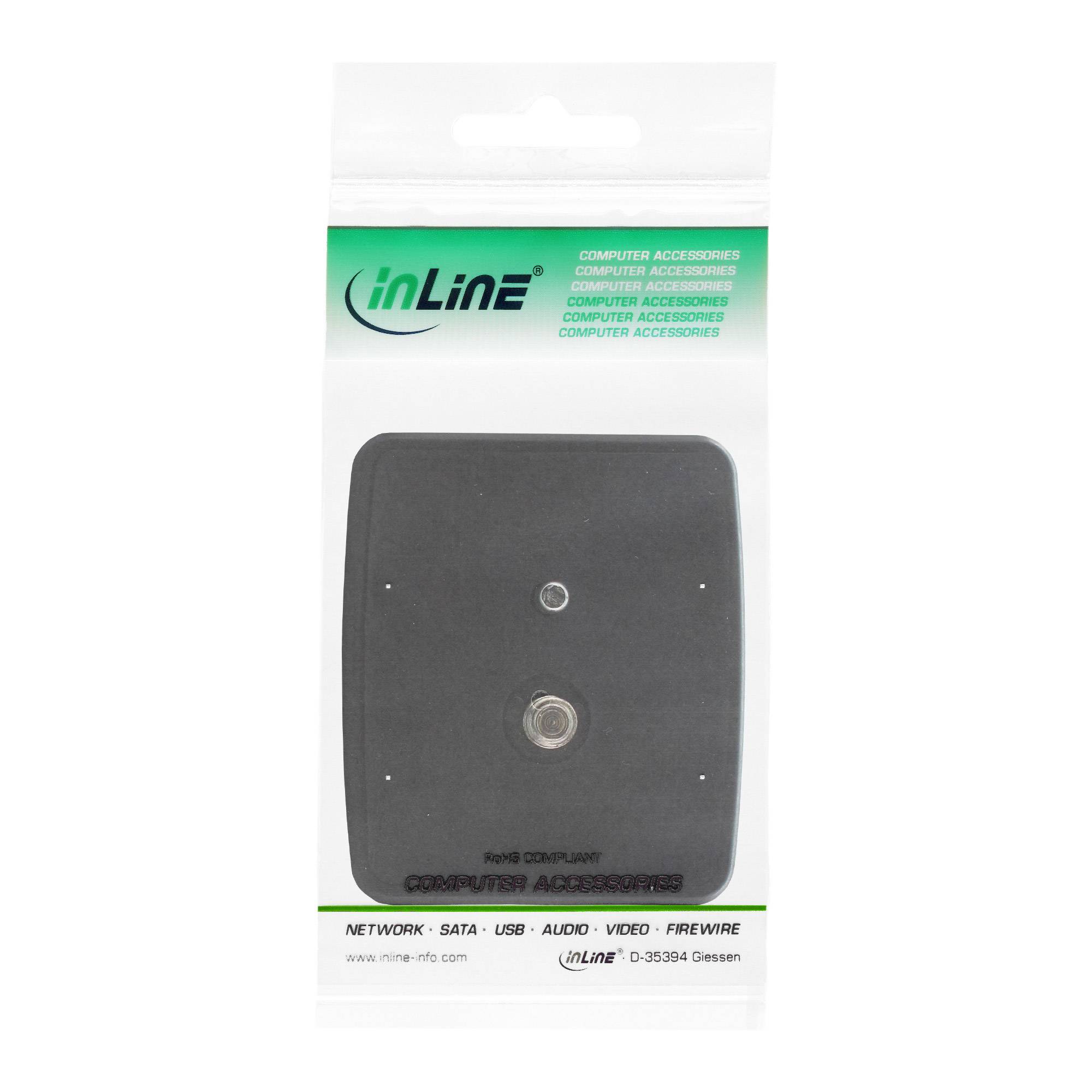 InLine® Stativ-Zubehör, Kamera Schnellwechselplatte, rechteckige Form-3