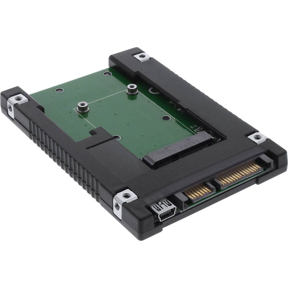 InLine® Laufwerksadapter 2,5", SATA auf mSATA SSD-0