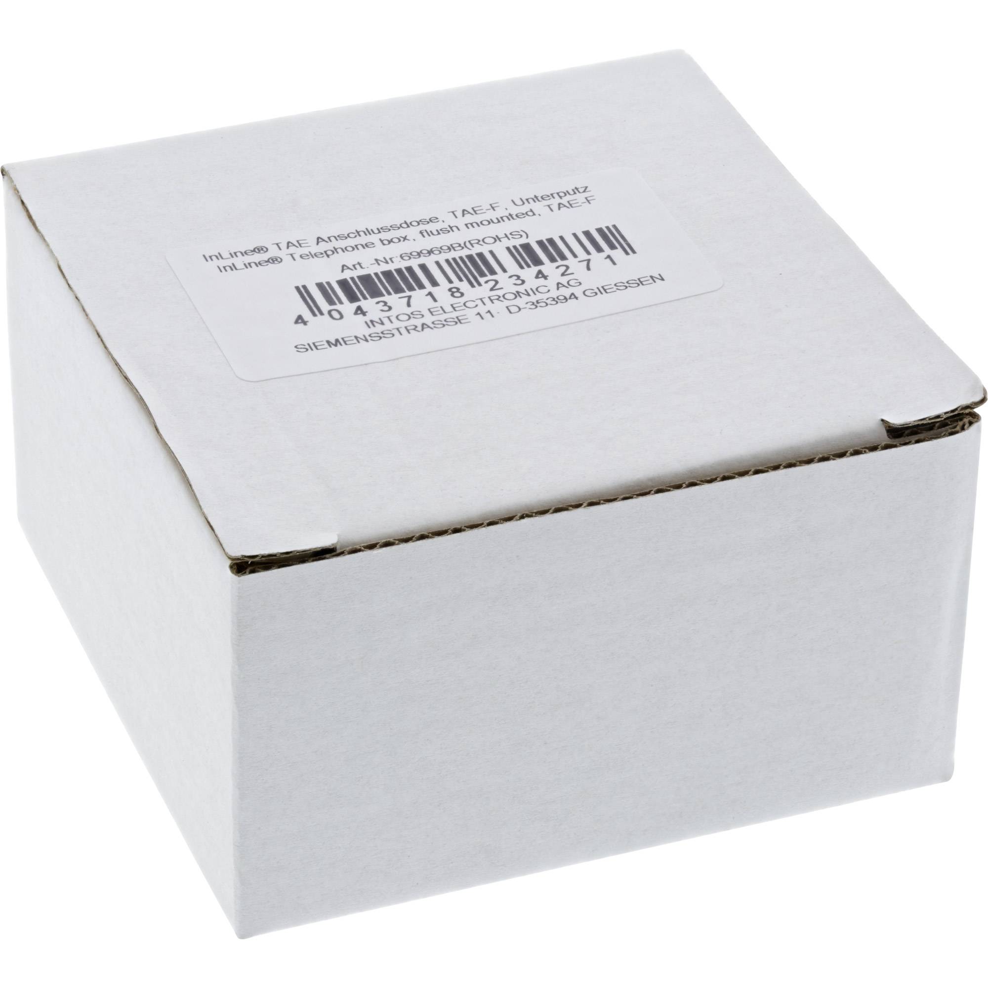 InLine® TAE Anschlussdose, TAE-F, Unterputz-1