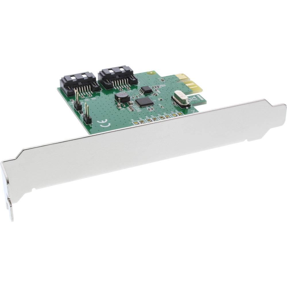 InLine® Schnittstellenkarte, 2-fach SATA 6Gb/s, x1 PCIe 2.0, RAID 0/1/SPAN