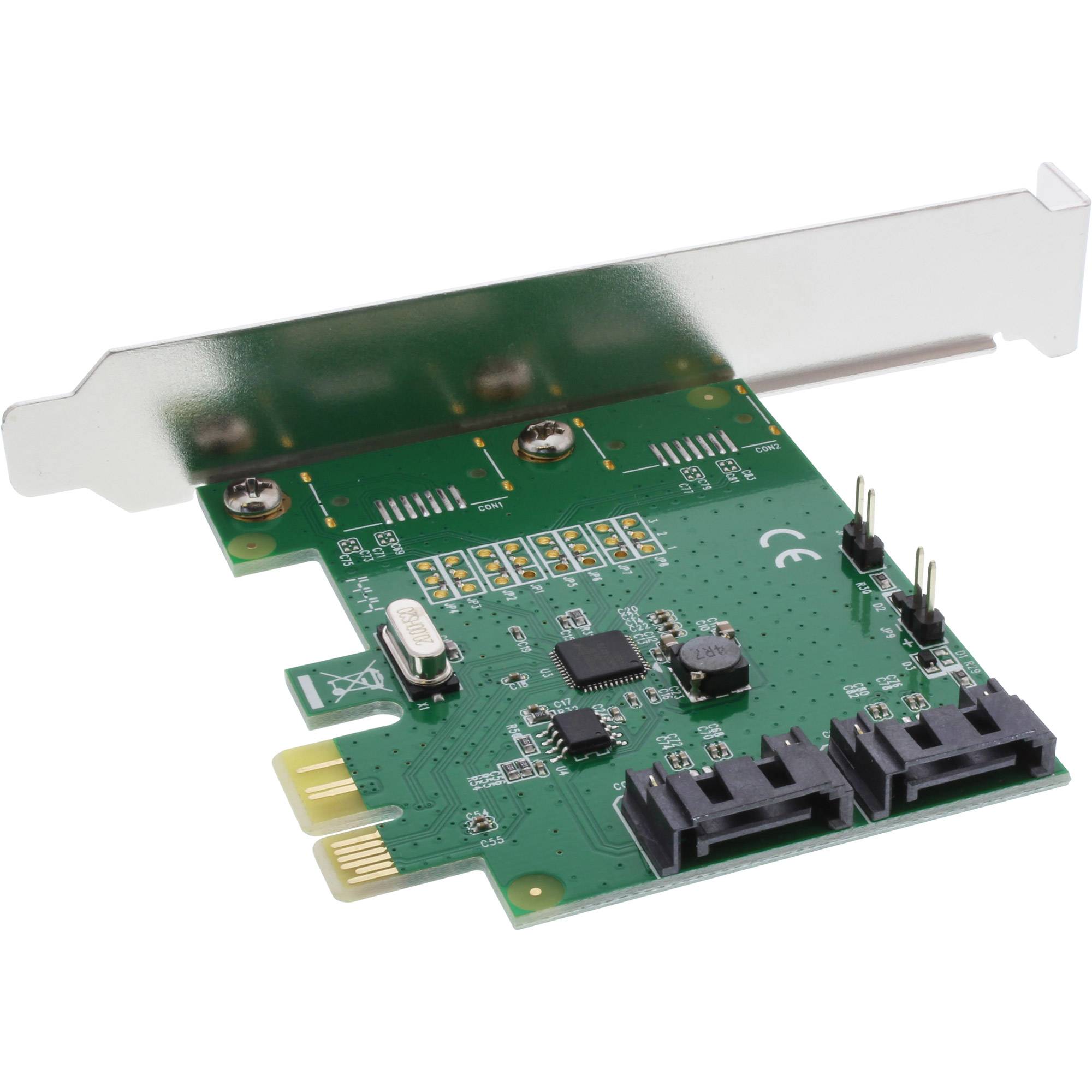 InLine® Schnittstellenkarte, 2-fach SATA 6Gb/s, x1 PCIe 2.0, RAID 0/1/SPAN-1