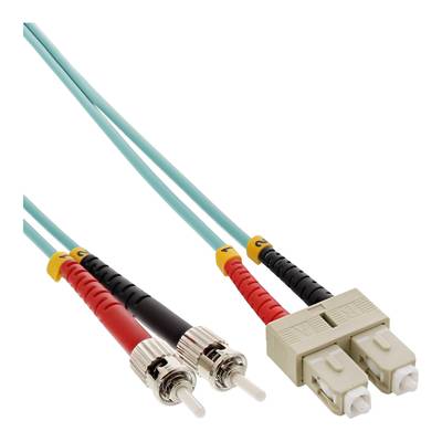 InLine LWL Duplex Kabel, SC/ST, 3m Kabel kaufen OM3, Patchkabel 50/125µm