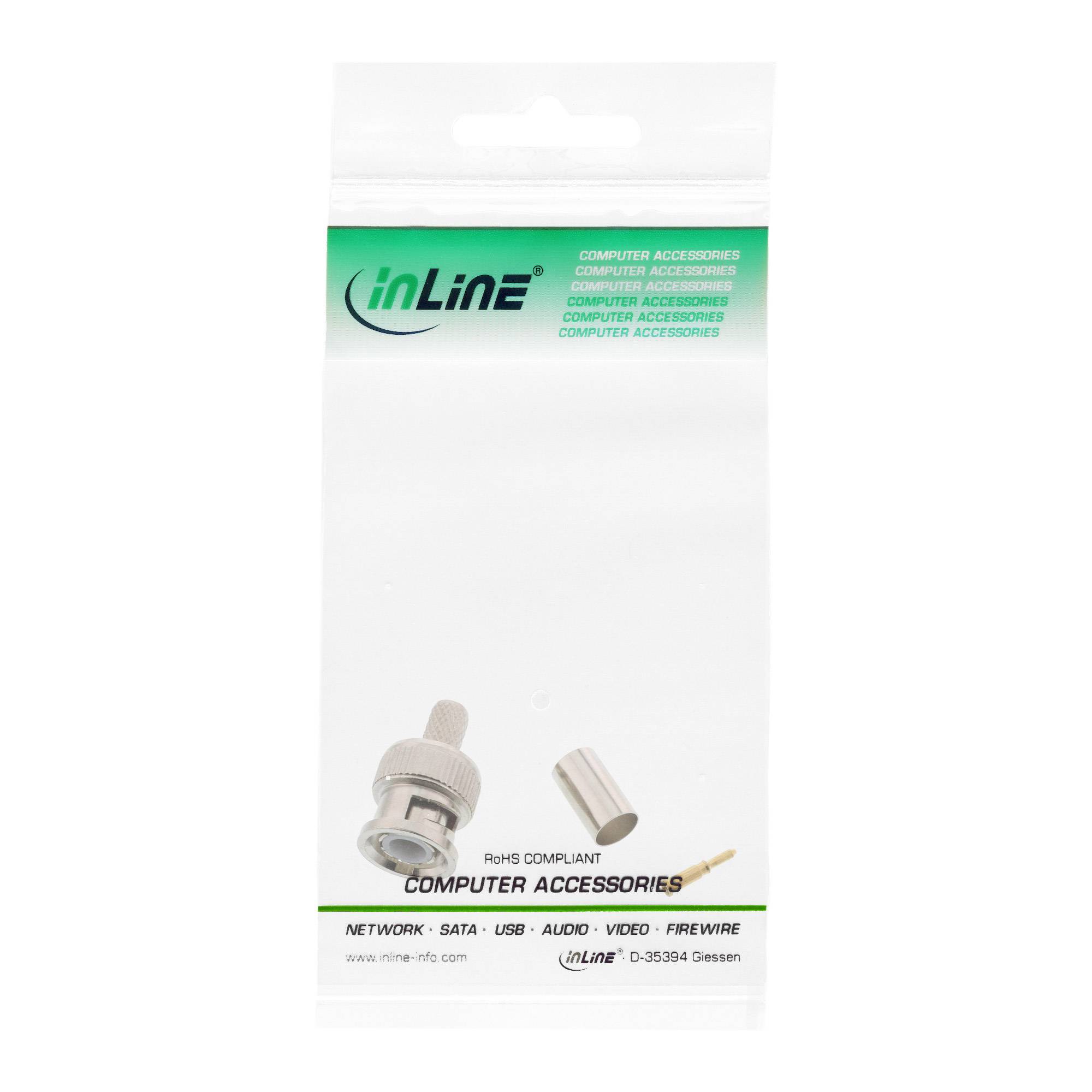 InLine® BNC Crimpstecker, RG59, für Video-Kabel-2