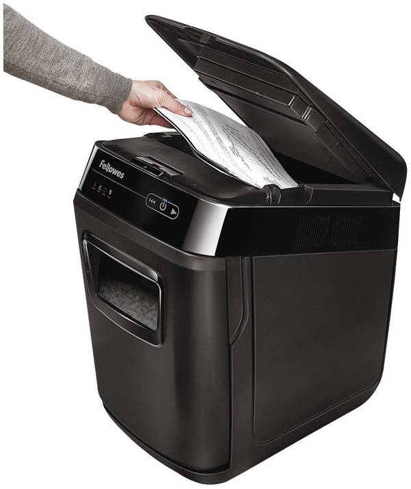 Fellowes Aktenvernichter AutoMax 200C 4653601 Partikelschnitt sw