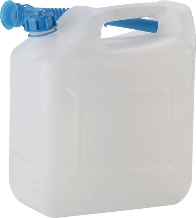 Wasserkanister 12l HD-PE m.Auslaufrohr H331xB290xT160mm HÜNERSDORFF-0