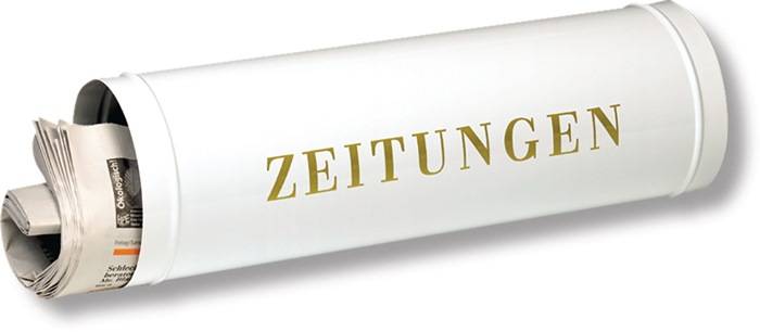 Zeitungsbox 800 B.400mm weiß STA BURG-WÄCHTER-0