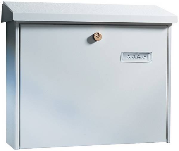 Briefkasten Ams.867 W H.320mm B.377mm T.115mm weiß STA DIN C4 BURG-WÄCHTER