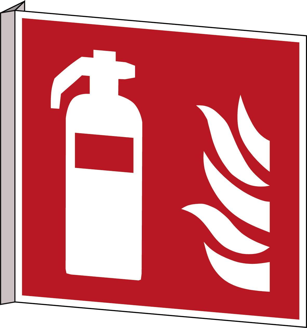 Brady ISO 7010 PIC F001; B-455; ISO 7010 Zeichen; Polyvinylchlorid (PVC); Weiß auf Rot; 20-0