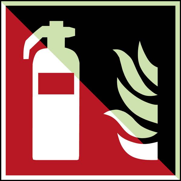 Brandschutz • Feuerlöscher • F001 • 200x200 mm • B-7583