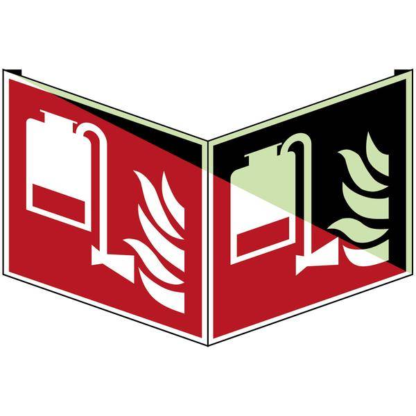 Brandschutz • Tragbare Schaumlösch-Einheit • F010 • 151x151 mm • B-7588 • Winkel-0