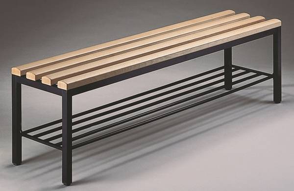 Umkleidebank Schuhrost 420x1000x353mm sgr/lgr - Artikel: 820020280