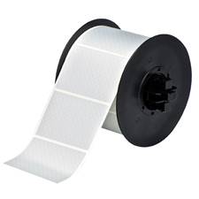 Brady BBP30 Polyester-Etiketten B30-222-438 fälschungssicher silber metallic matt; 76,2 x 50,8 mm; selbstklebend 650 Eti-0