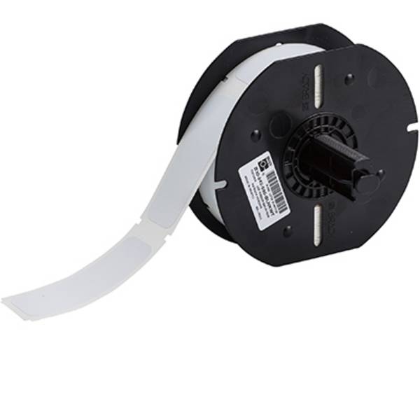 Brady BBP30 Vinyl-Etiketten B30-242-595-BLNKWT weiß glänzend; 28,58 x 72,39 mm; extra stark klebend 300 Etiketten